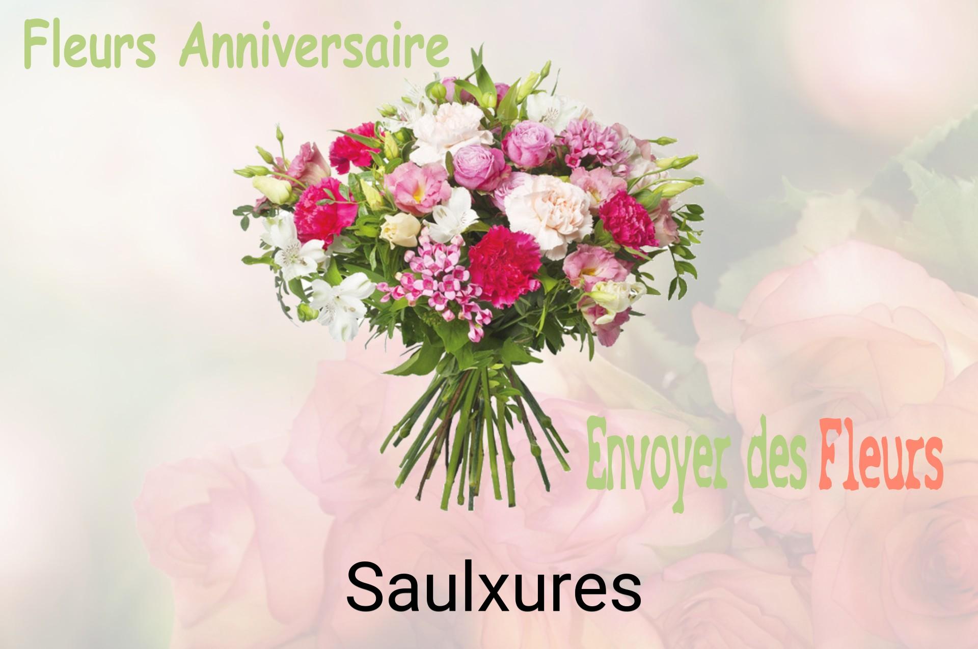 Bouquet de fleurs d’anniversaire livré à Saulxures
